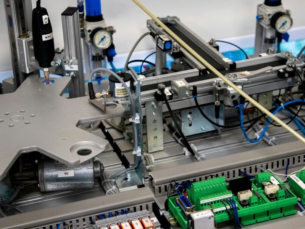 pexels-photo-18471551-18471551 Close-up of advanced machinery showcasing robotic automation and precision engineering.